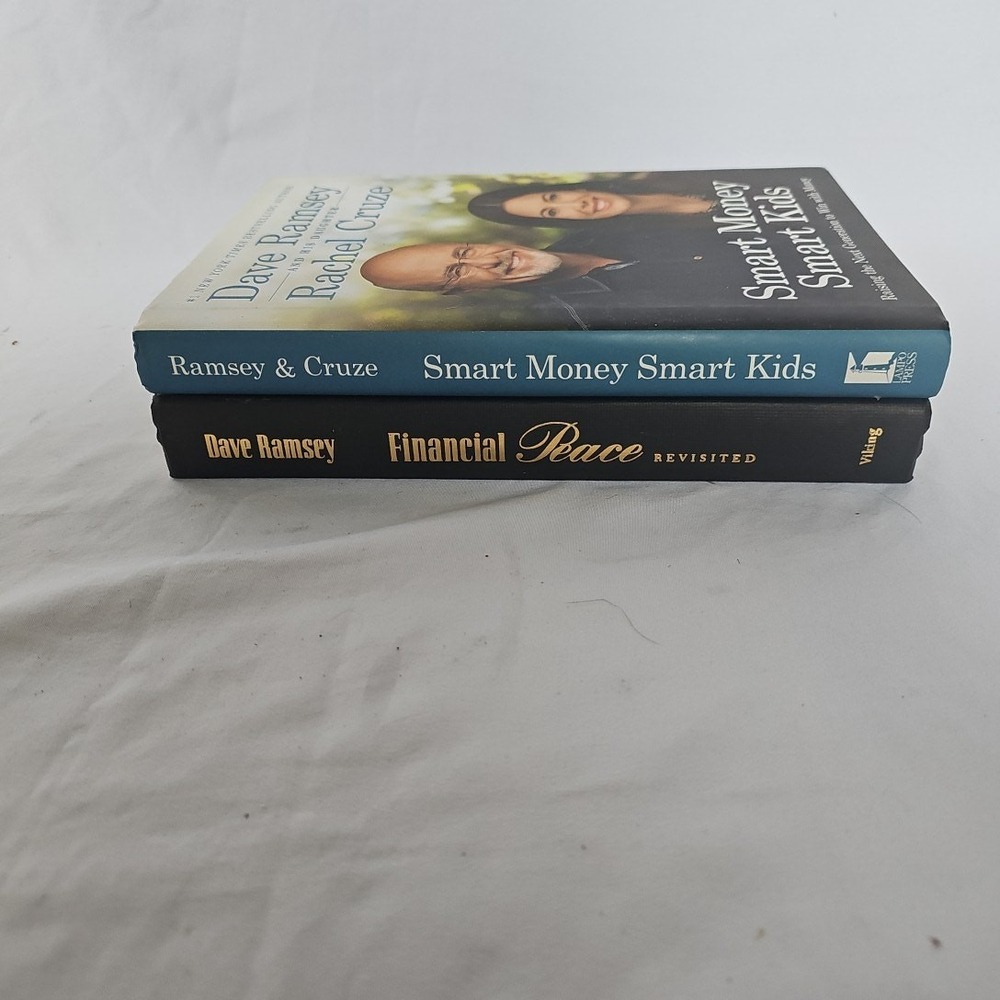 Dave ramsey books lot of 2 financial peace revisted and smart money smart kids‎